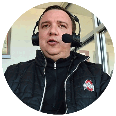 Ohio State Radio Broadcast team - Matt Andrews